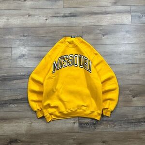 Vintage 80s Jansport Made in USA Missouri Tigers Crewneck